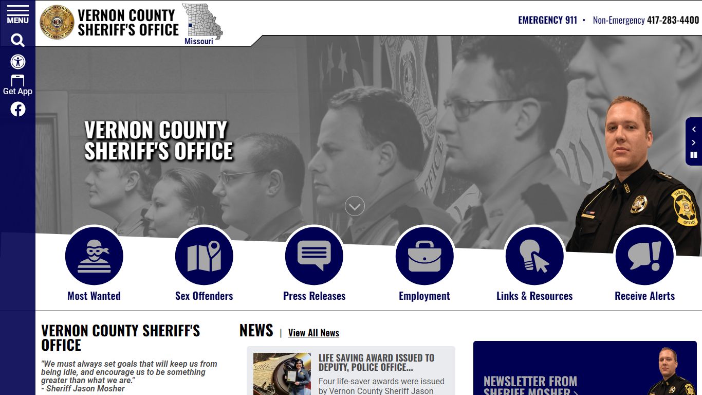 Vernon County MO Sheriff